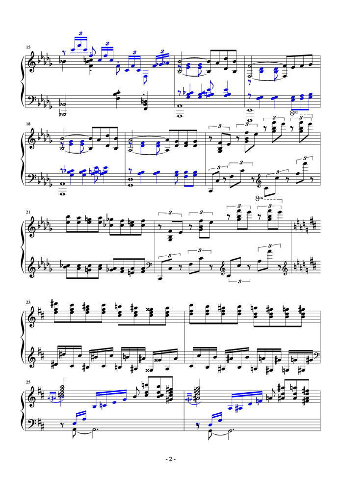 Silence钢琴曲谱（图2）