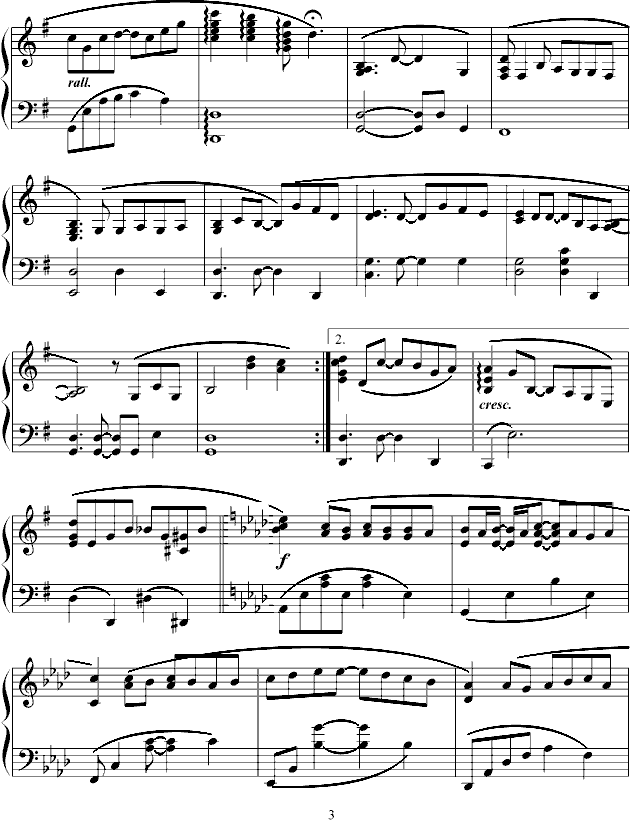 first love钢琴曲谱（图3）