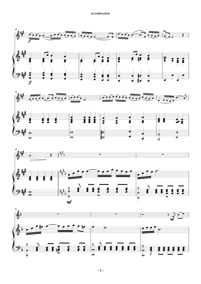Illumination钢琴曲谱（图3）