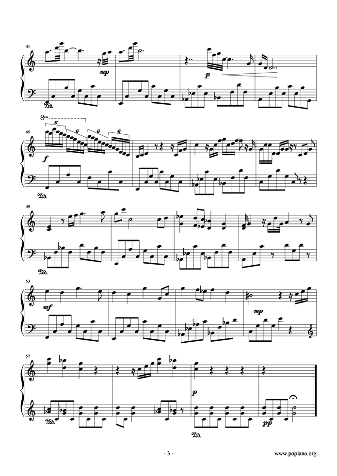 Mast in the Mist钢琴曲谱（图3）