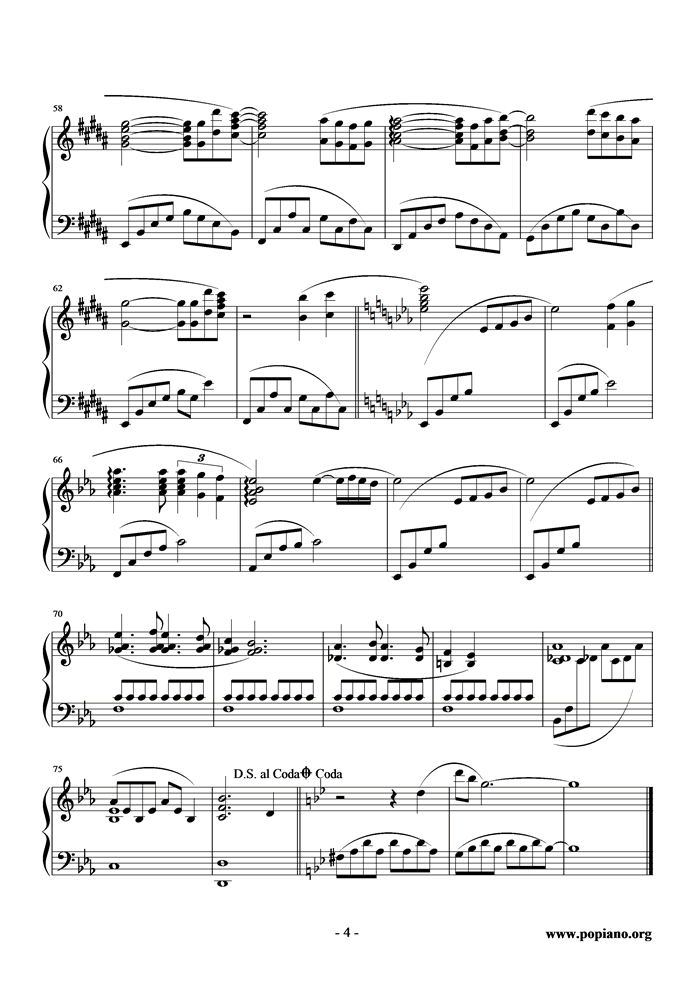 Hatsukoi钢琴曲谱（图4）