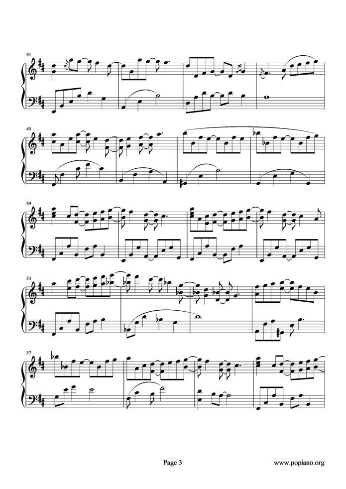 I am just a……钢琴曲谱（图3）