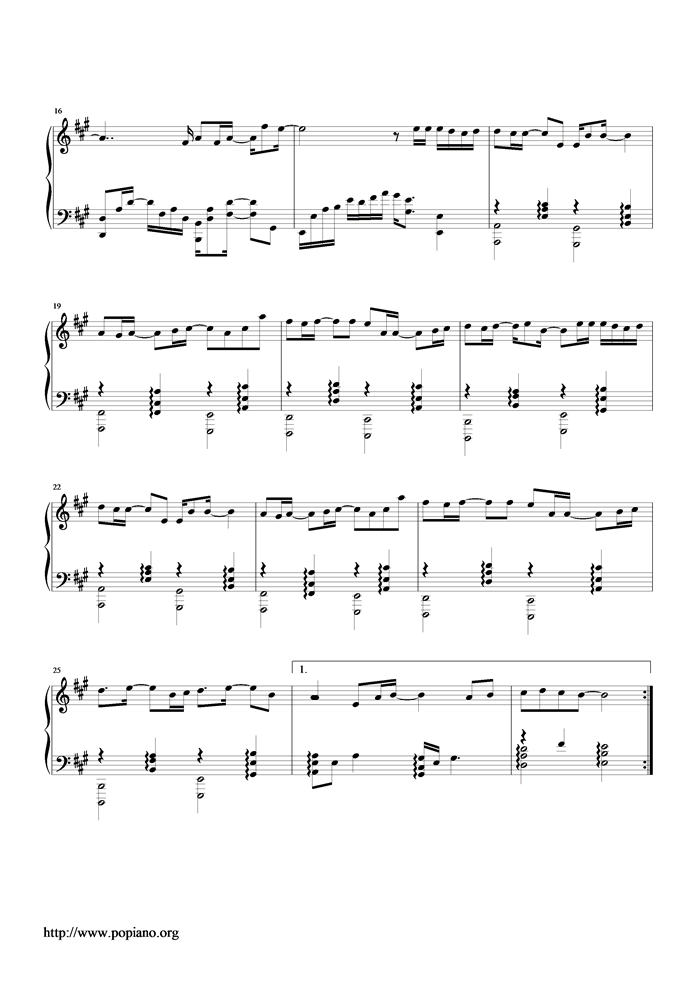 烟火钢琴曲谱（图2）
