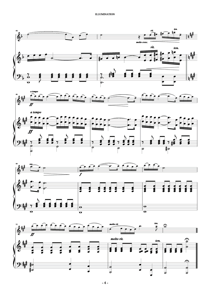 Illumination钢琴曲谱（图4）