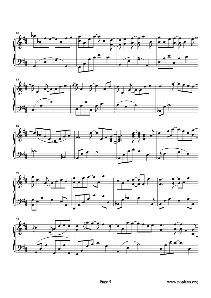 I am just a……钢琴曲谱（图5）