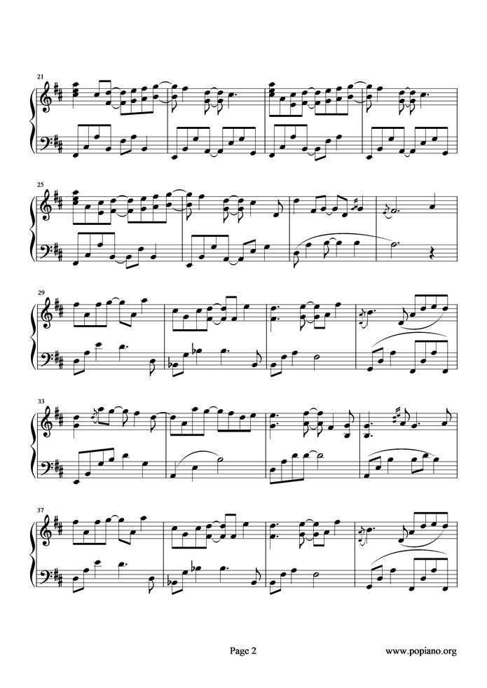 I am just a……钢琴曲谱（图2）