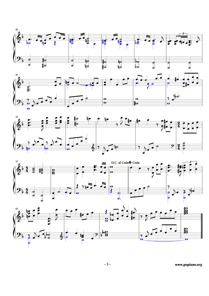 La Pioggia钢琴曲谱（图3）