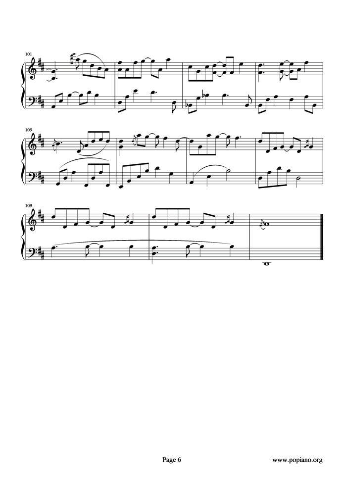 I am just a……钢琴曲谱（图6）