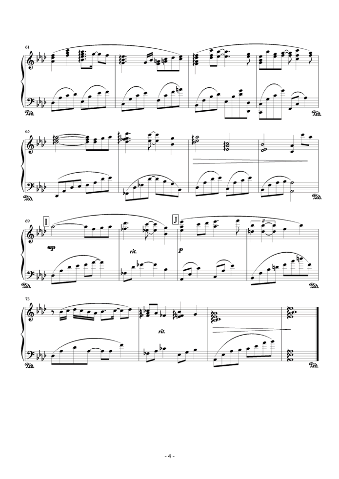 微笑的起点钢琴曲谱（图4）
