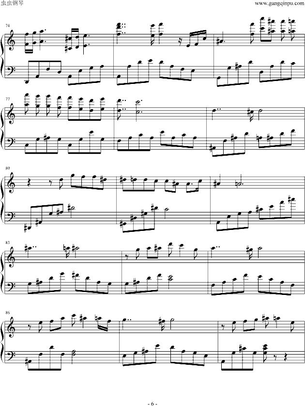 A Scene Of La Seine钢琴曲谱（图6）