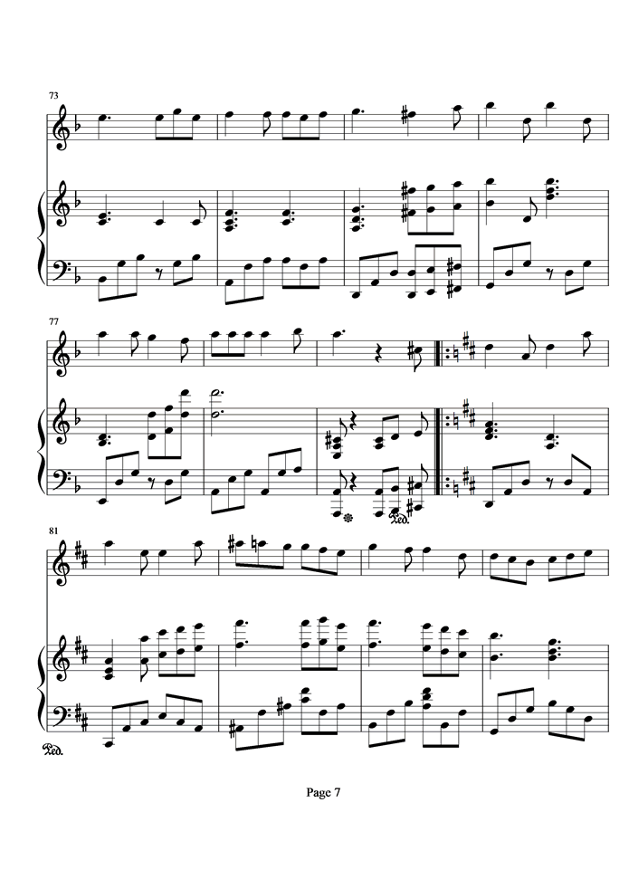优先订座钢琴曲谱（图7）