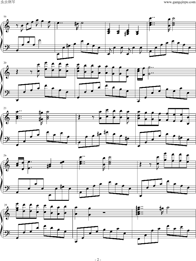 A Scene Of La Seine钢琴曲谱（图2）
