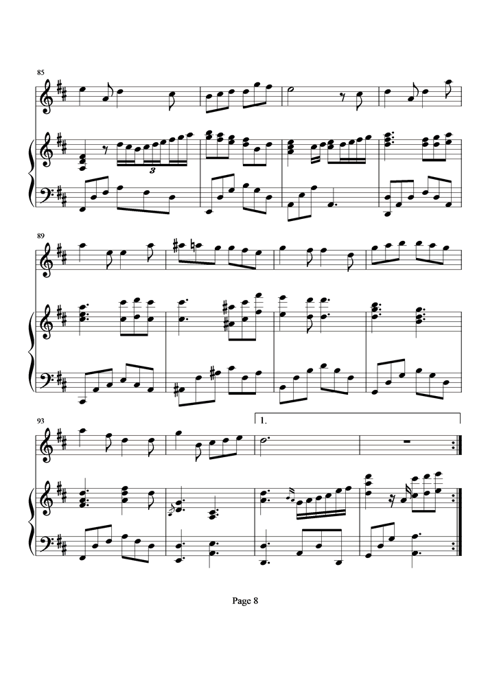 优先订座钢琴曲谱（图8）