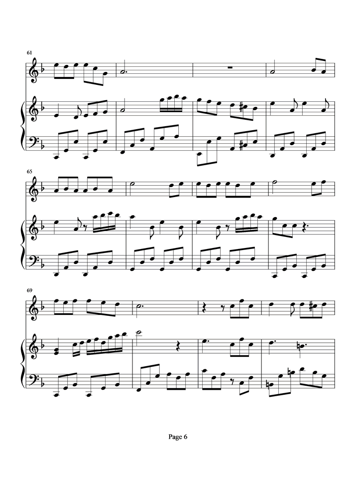 优先订座钢琴曲谱（图6）