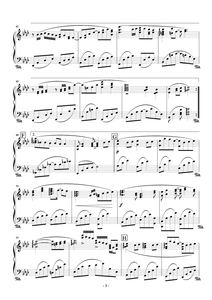 微笑的起点钢琴曲谱（图3）