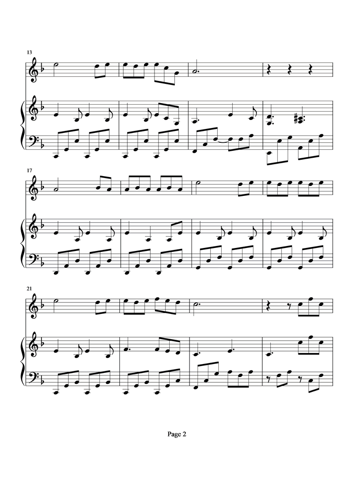 优先订座钢琴曲谱（图2）