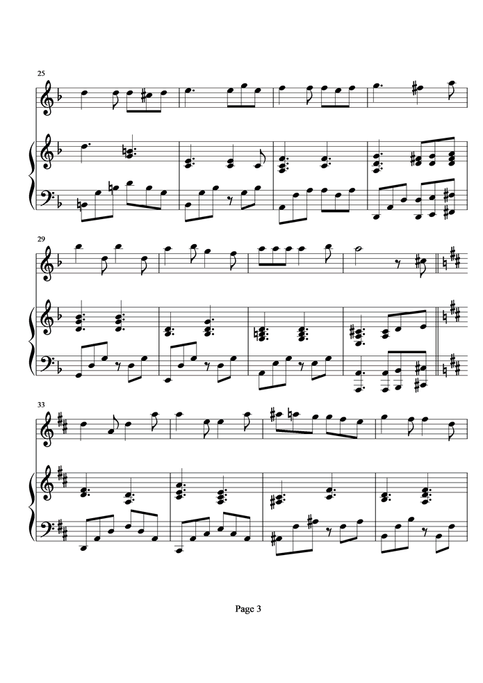 优先订座钢琴曲谱（图3）