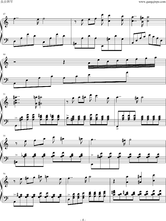 A Scene Of La Seine钢琴曲谱（图4）
