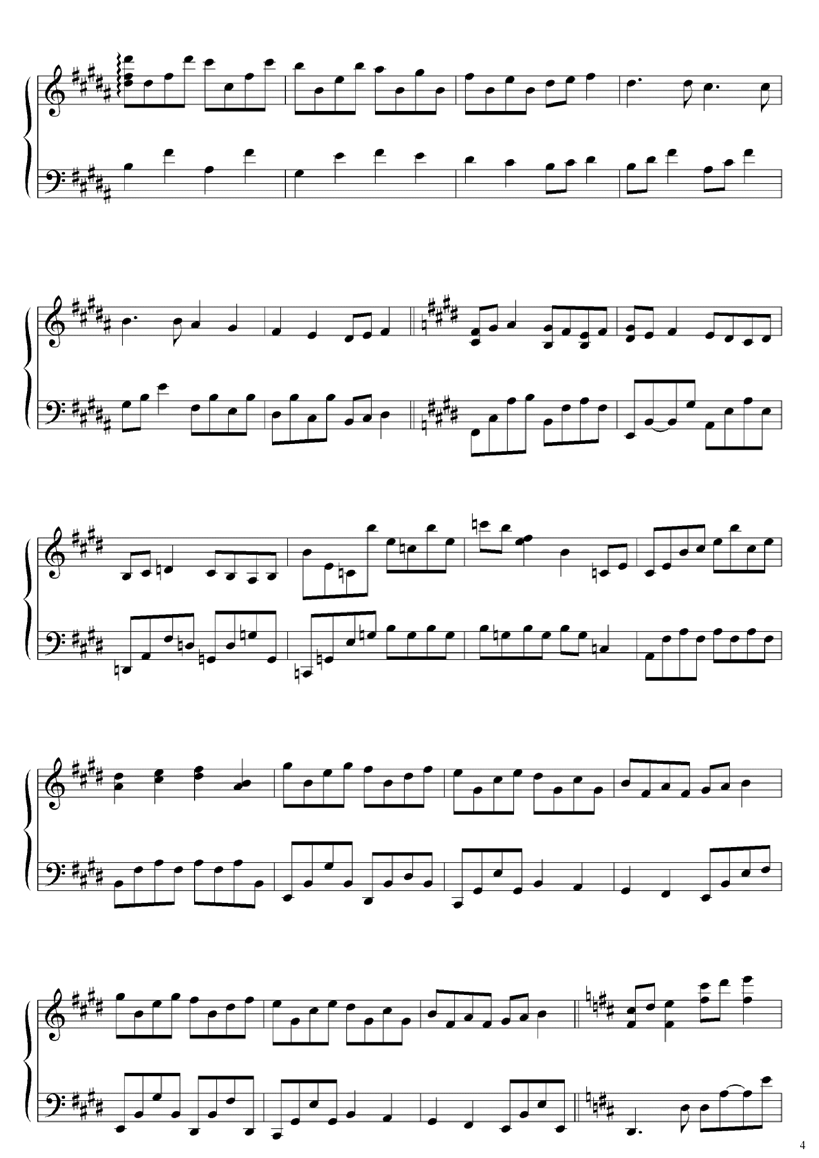 what beautiful stars钢琴曲谱（图4）