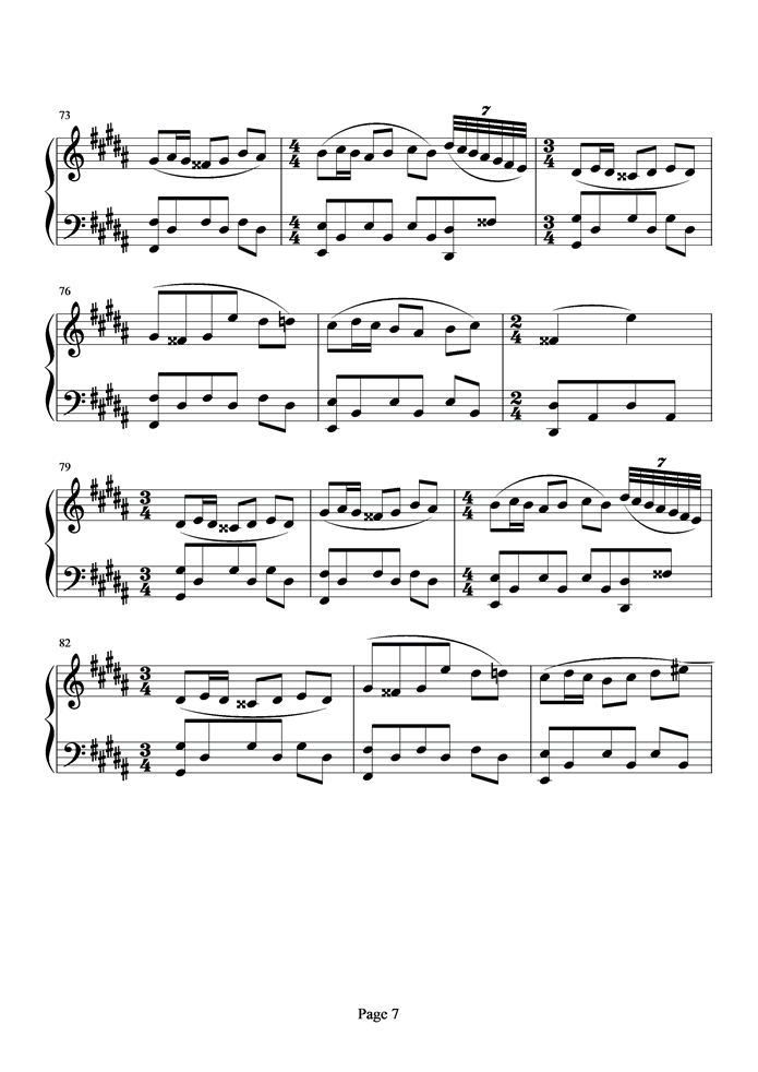 潜龙勿用钢琴曲谱（图7）