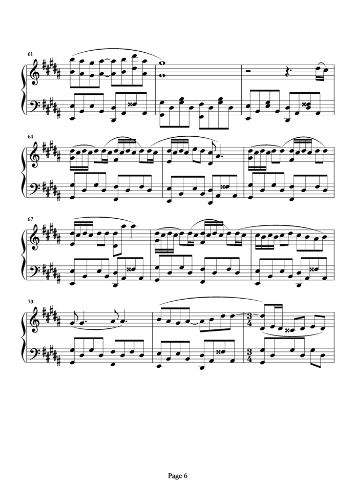 潜龙勿用钢琴曲谱（图6）