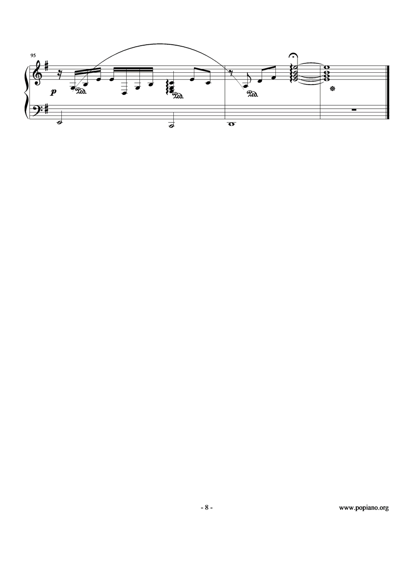 伤城秘密钢琴曲谱（图9）