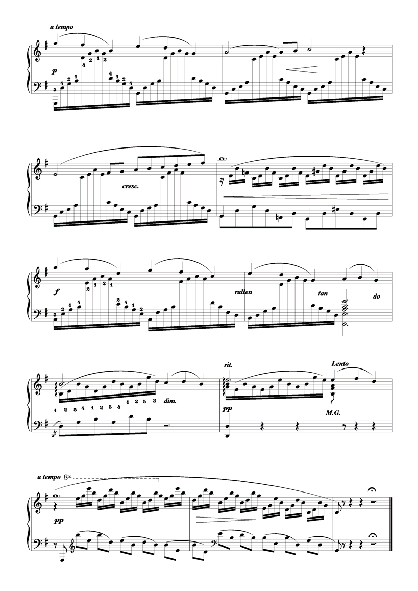 天鹅钢琴曲谱（图3）