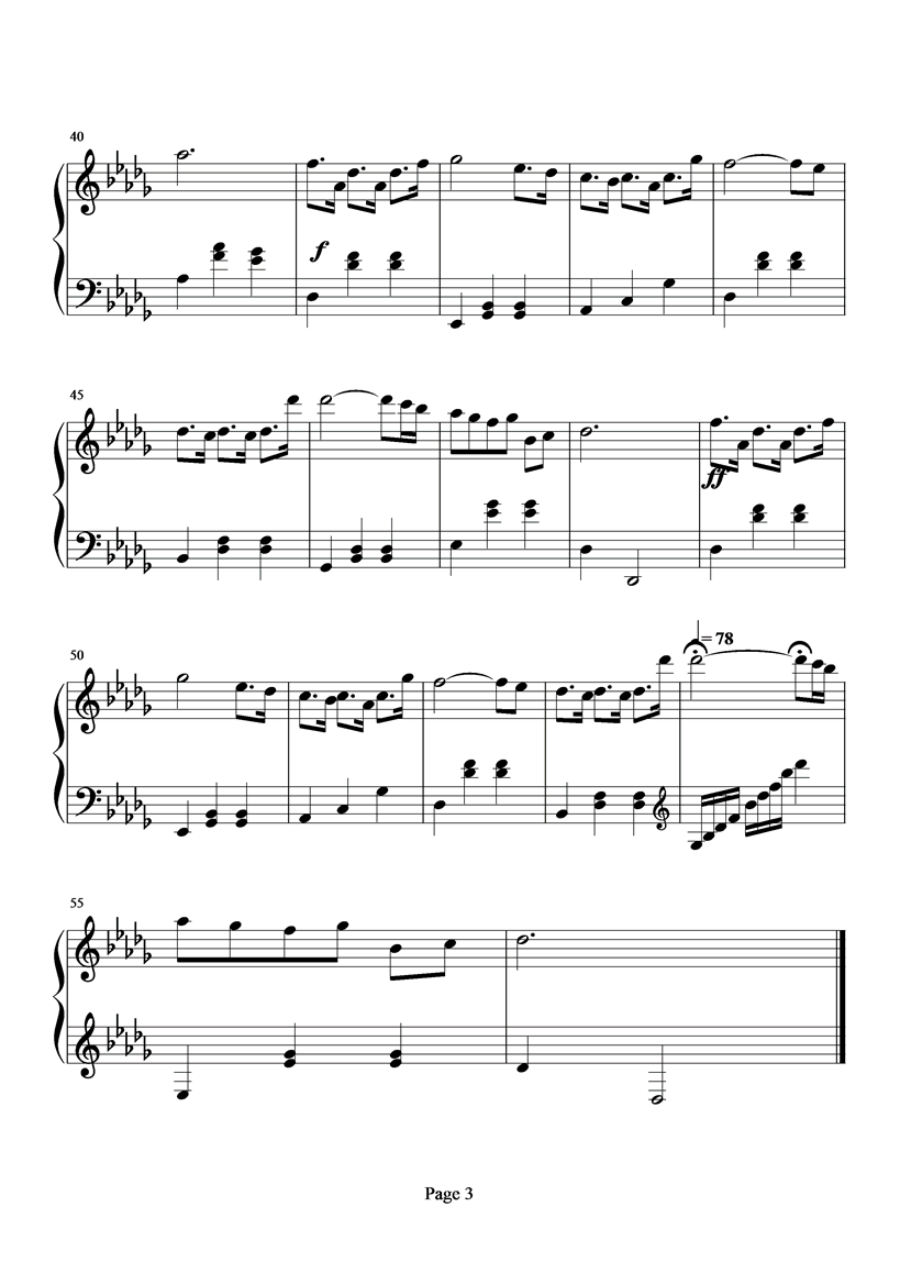 stepping on the rainy street钢琴曲谱（图3）