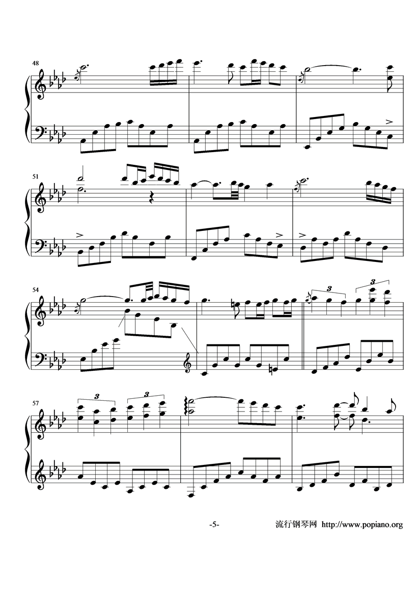 first touch钢琴曲谱（图5）