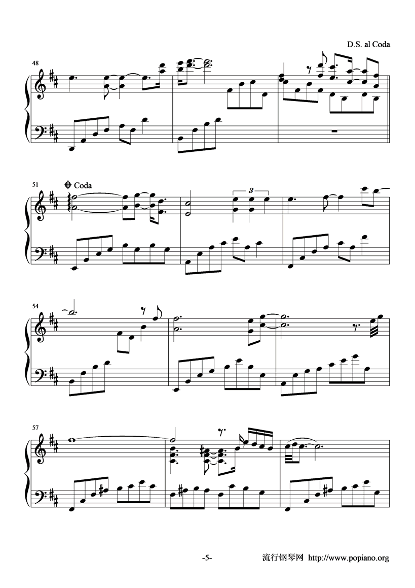 Whispers In The Dark钢琴曲谱（图5）