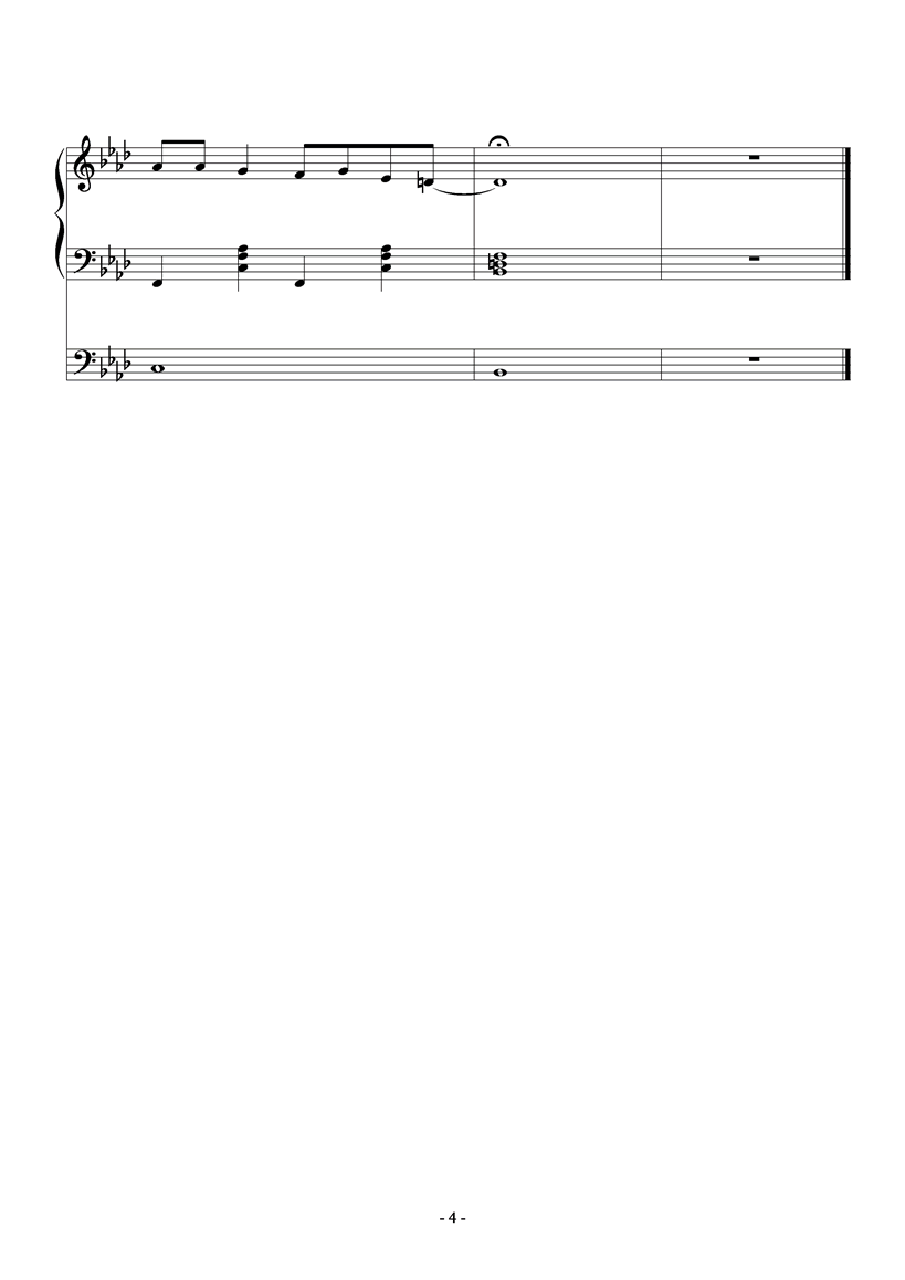 Mad world钢琴曲谱（图4）