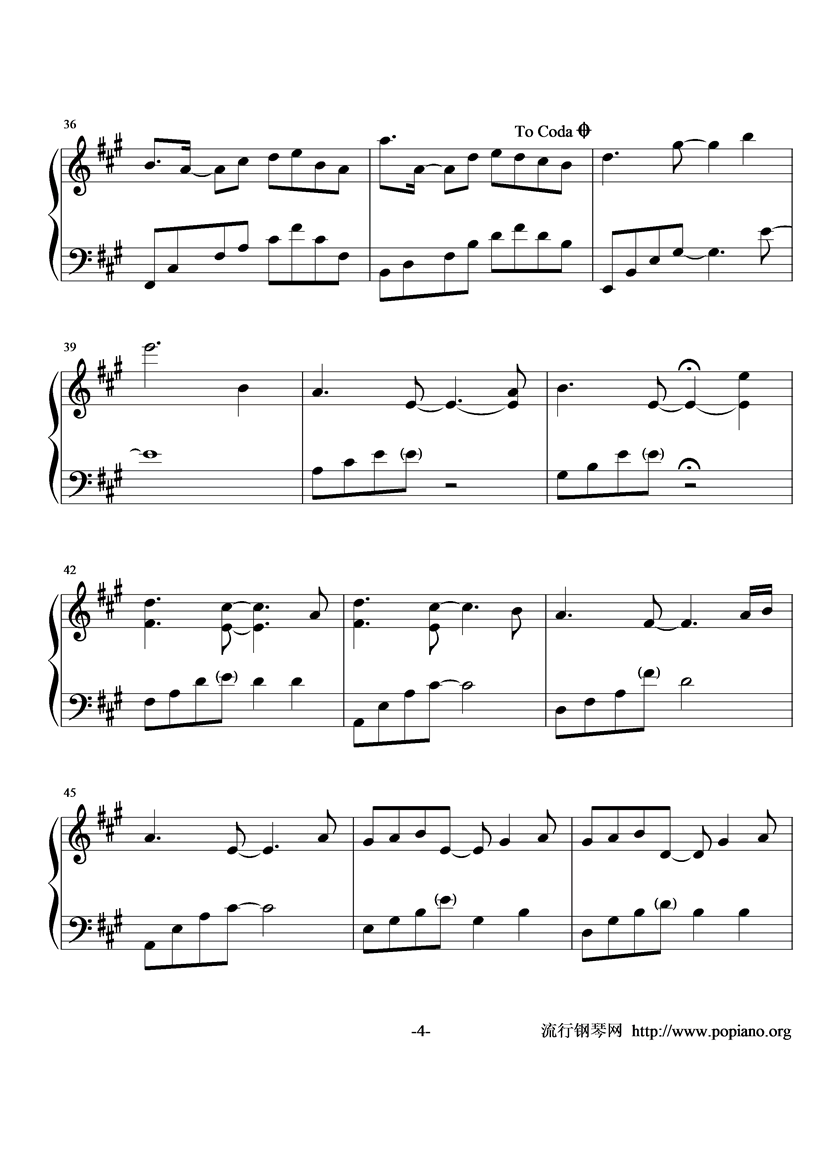 In The Morning Light钢琴曲谱（图5）