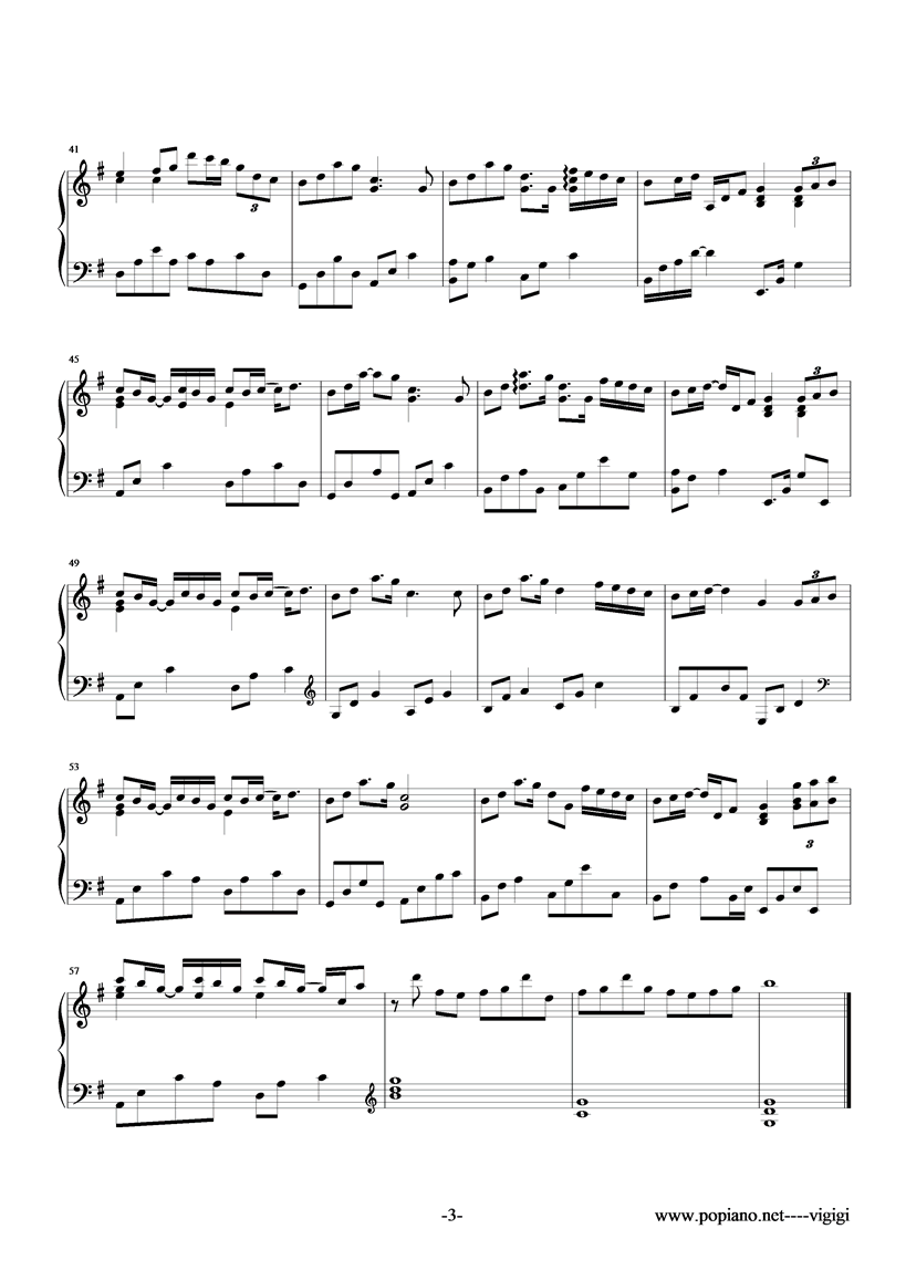 do you钢琴曲谱（图3）