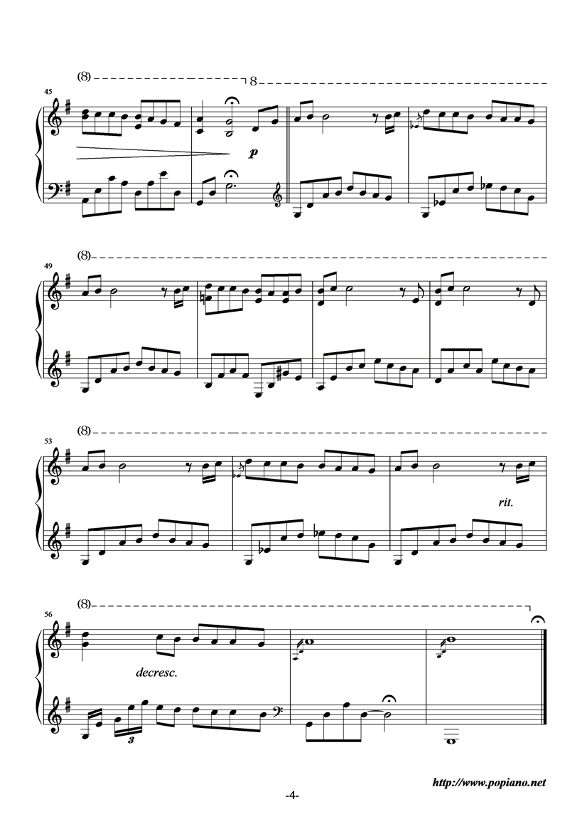 I钢琴曲谱（图4）