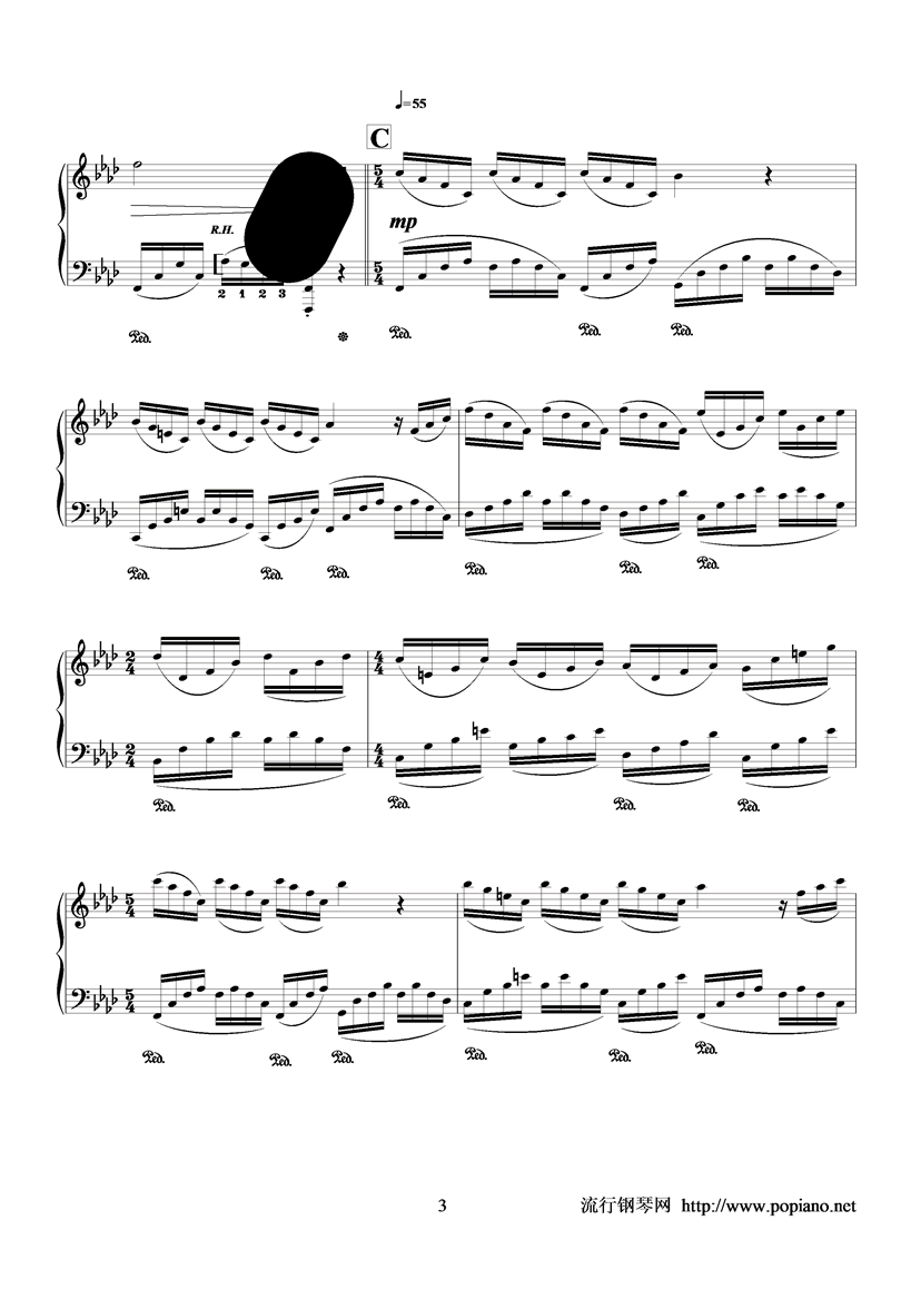 elena钢琴曲谱（图3）
