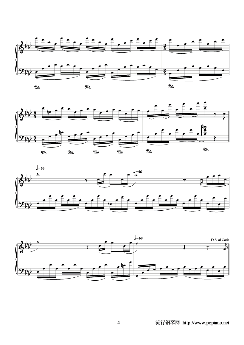 elena钢琴曲谱（图4）