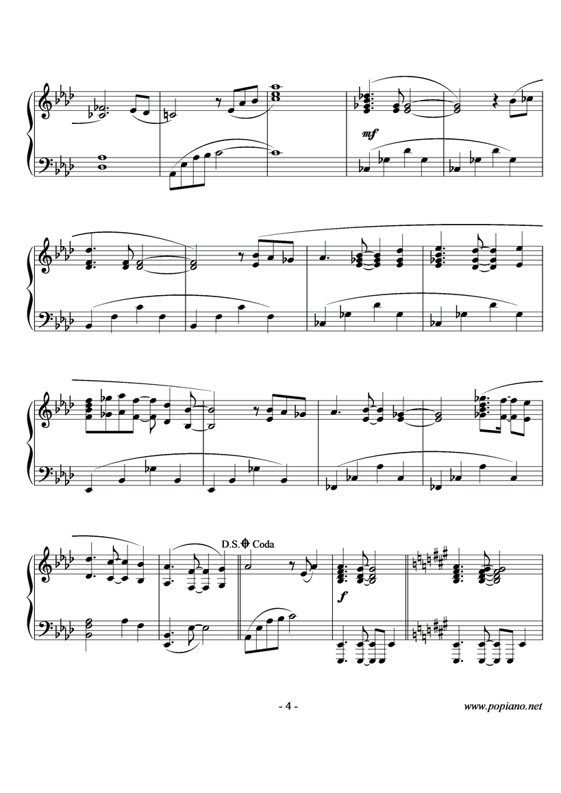 Wind of Life钢琴曲谱（图4）