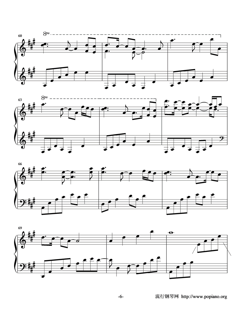 In The Morning Light钢琴曲谱（图7）