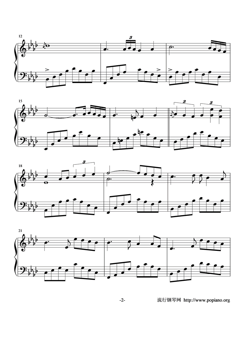 first touch钢琴曲谱（图2）
