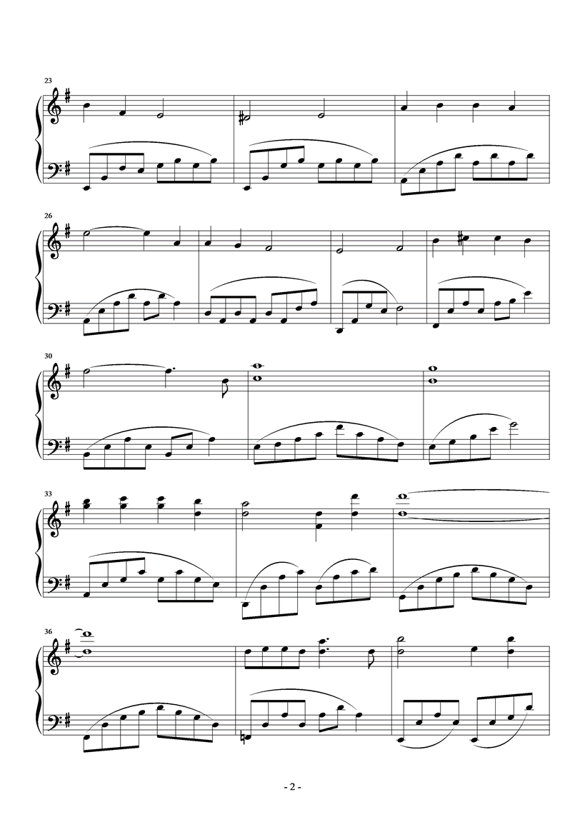 交响情人梦真人版插曲钢琴曲谱（图2）