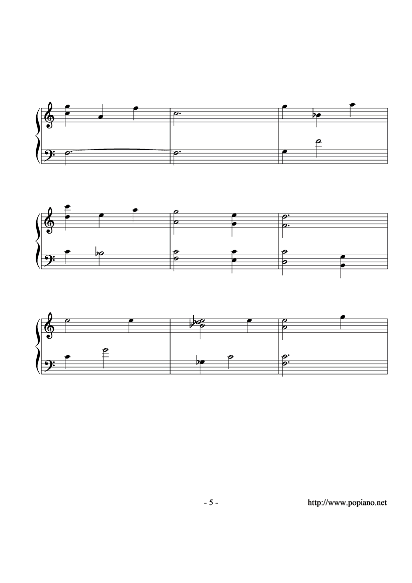 konoyo no uta钢琴曲谱（图5）