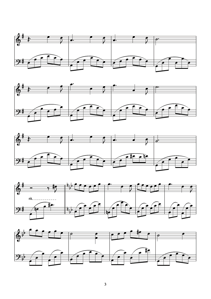 La Legende De Narayama钢琴曲谱（图3）