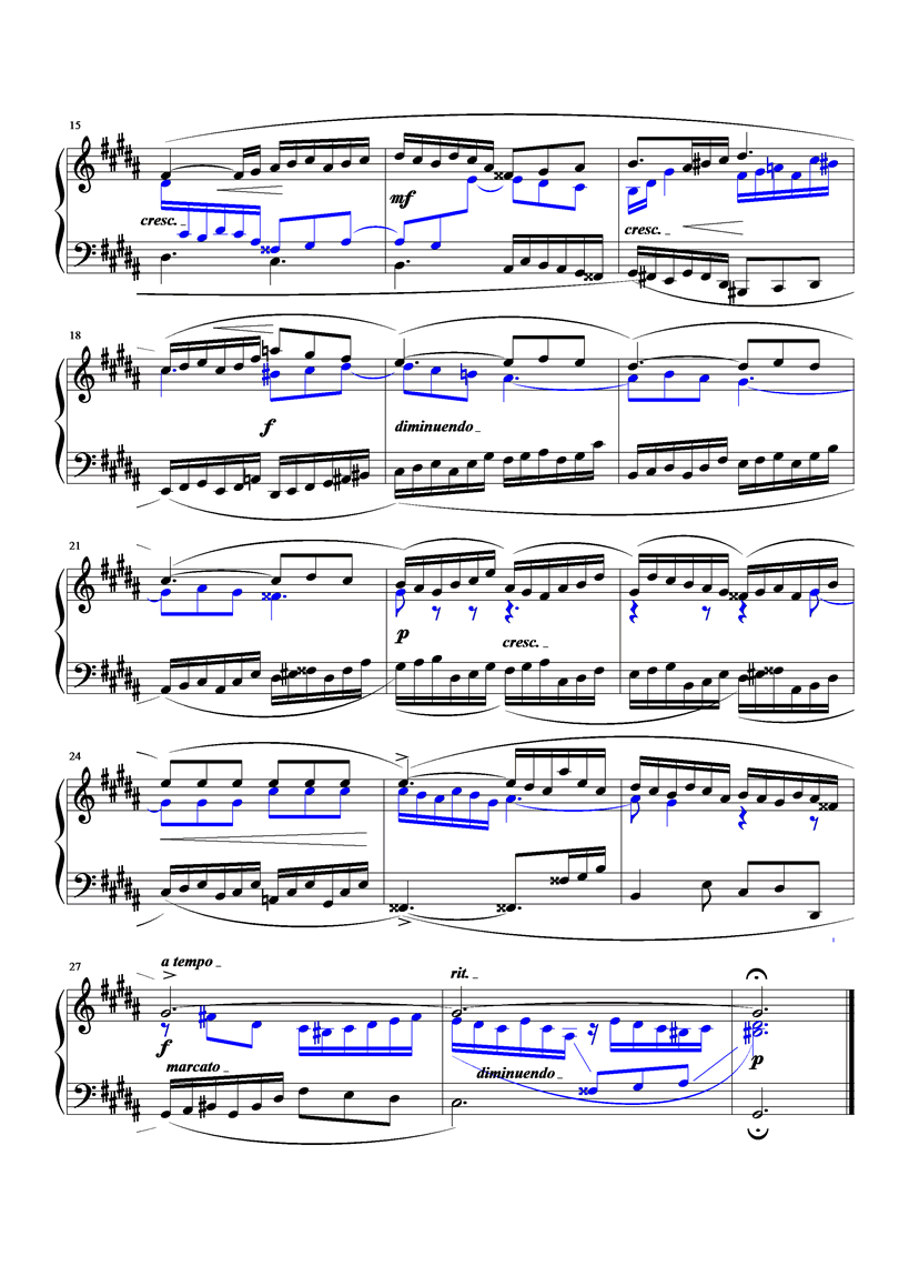 前奏曲钢琴曲谱（图2）