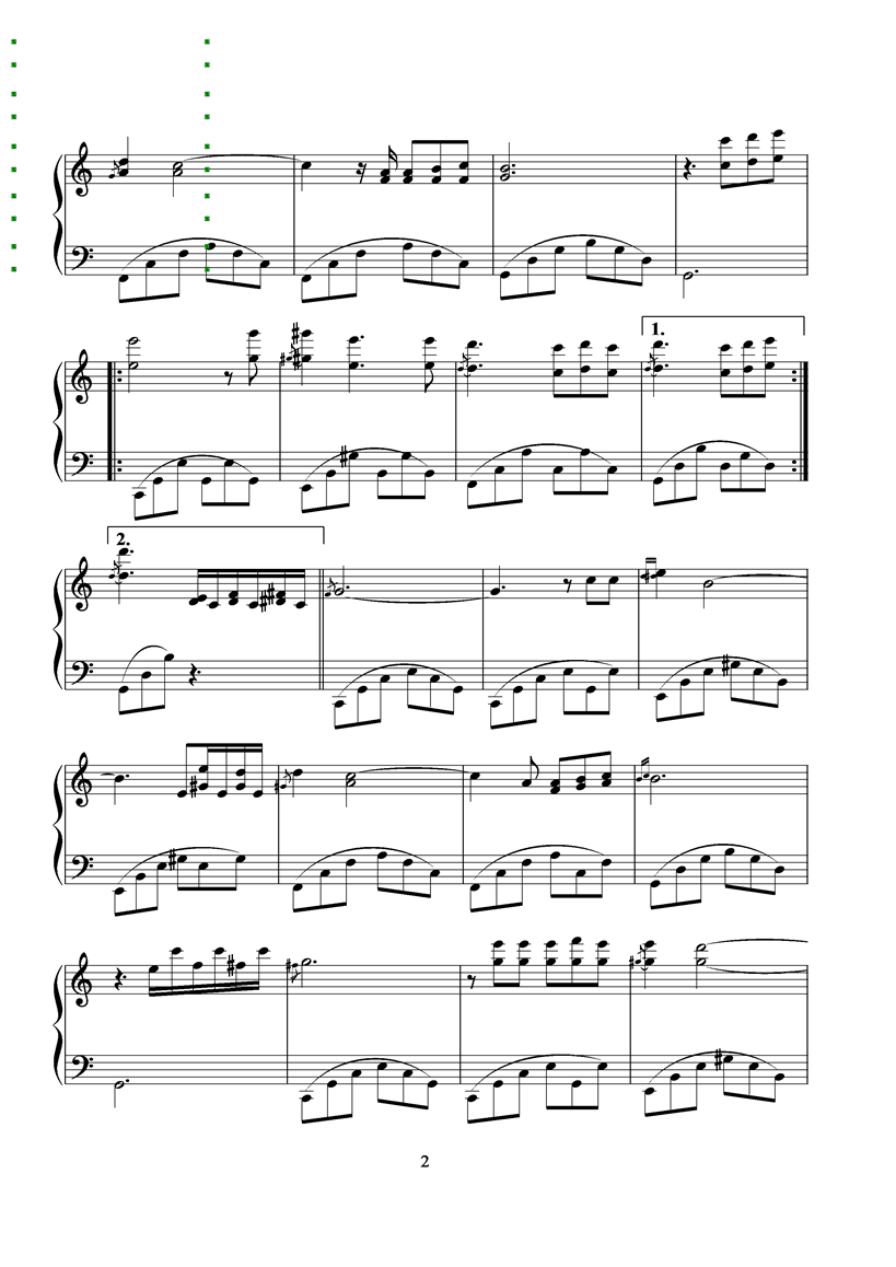 Aline钢琴曲谱（图2）