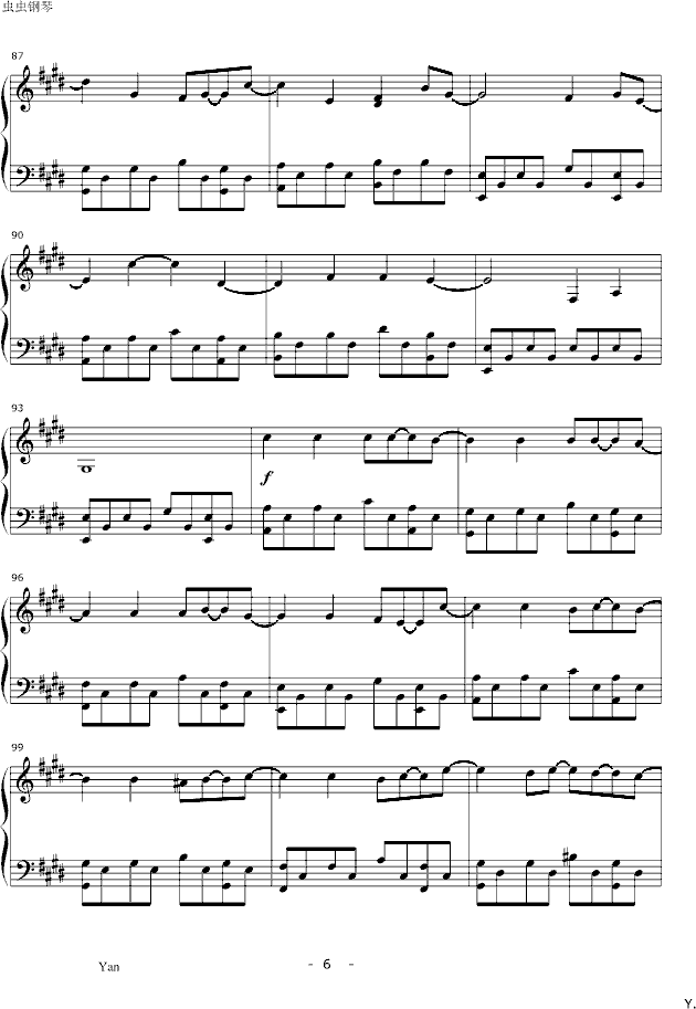 沙龙钢琴曲谱（图6）