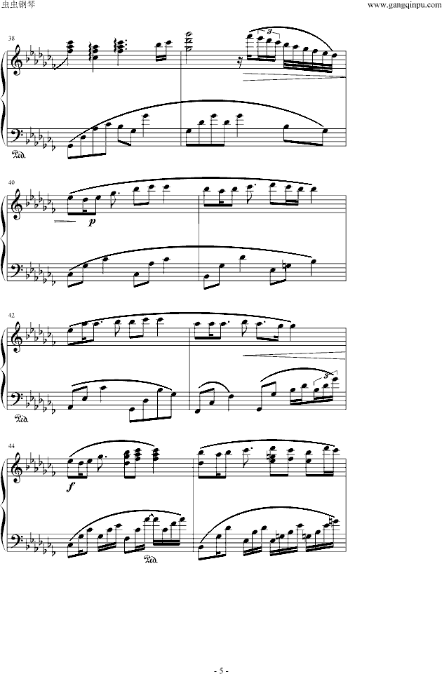 First Snow钢琴曲谱（图5）