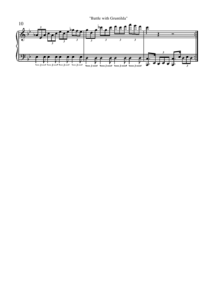 battle with gruntilda钢琴曲谱（图10）