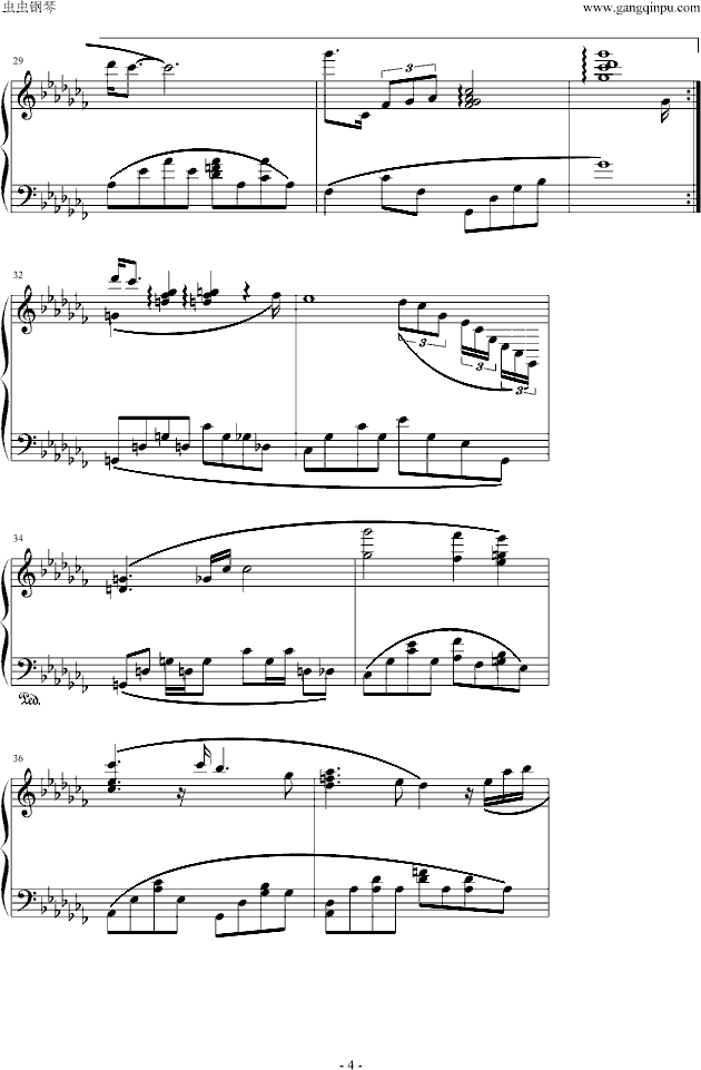 First Snow钢琴曲谱（图4）