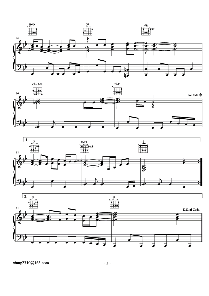 Cicle of Life钢琴曲谱（图7）