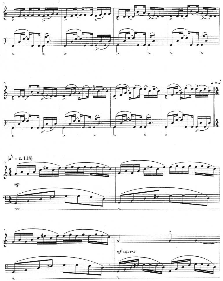 silver fingered fling钢琴曲谱（图3）